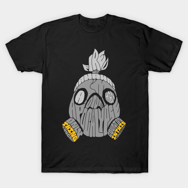 Roadhog Typography T-Shirt by CaffeinatedRoman